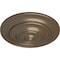 Ekena Millwork Classic Ceiling Medallion (Fits Canopies up to 4 1/8"), Hand-Painted Warm Silver, 13 1/4"OD x 1/2"P CM13CLWSS - alternate 3